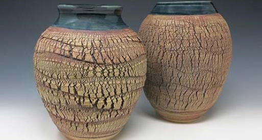 Cracked Clay Vessel